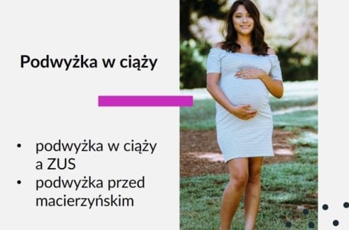 Tekst: Adwokat Kobiet. Podwyżka w ciąży. Podwyżka w ciąży a ZUS. Podwyżka przed macierzyńskim. Na zdjęciu na grafice kobieta w ciąży.
